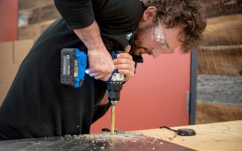 kobalt 24-volt max 1/2-in brushless drill kdd 1424a-03 - for heavy-duty tasks, like drilling through steel, you&#039;re going to...