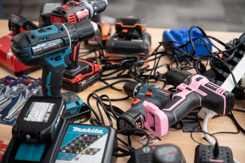 drill - some drills came with more than one battery.