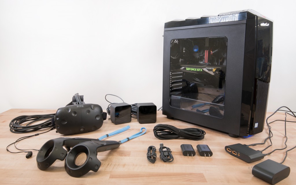 htc vive - you need a pretty powerful computer to run the vive.