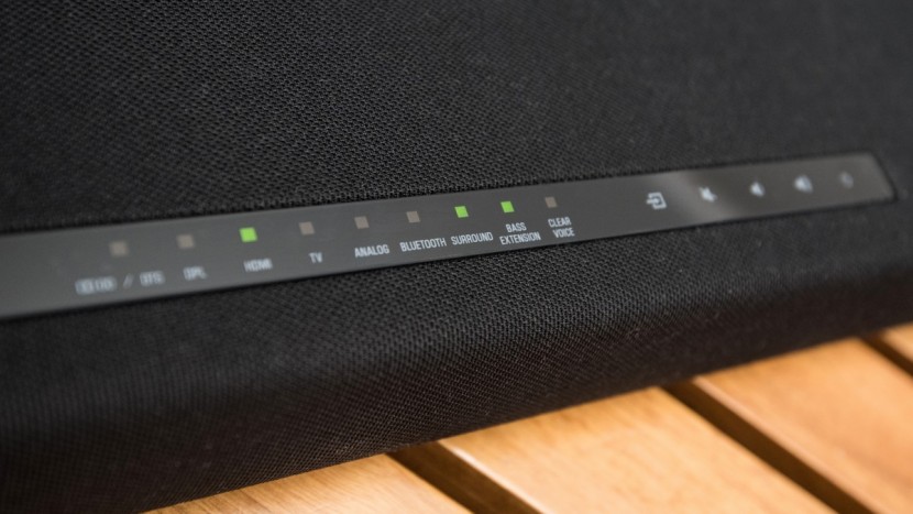 yamaha yas-108 - leds let you know what settings are selected.