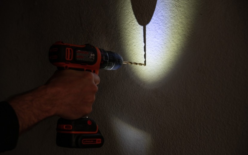 black+decker 12v max drill/driver bdcdd12c - the integrated light on this b+d drill isn't the best.