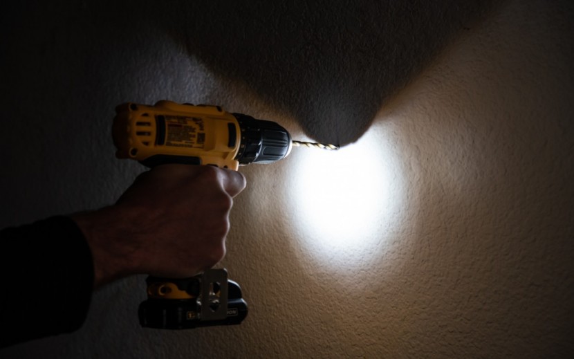 dewalt 12v max 3/8 in. drill driver kit dcd710s2 - there is a decent amount of light emitted by the dcd710s2 but it has...