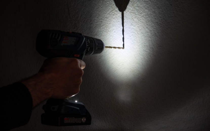 drill - good light from a drill makes lining up the bit easier.