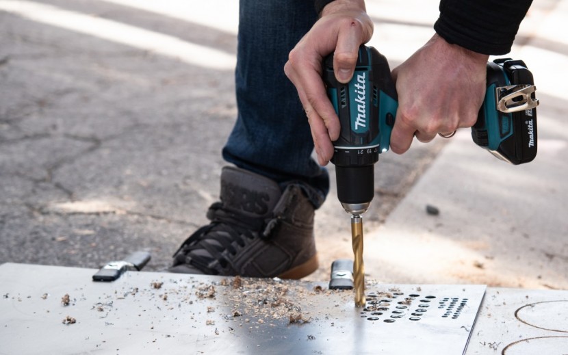 makita xfd10r - the makita also made it through the steel fairly easily without...