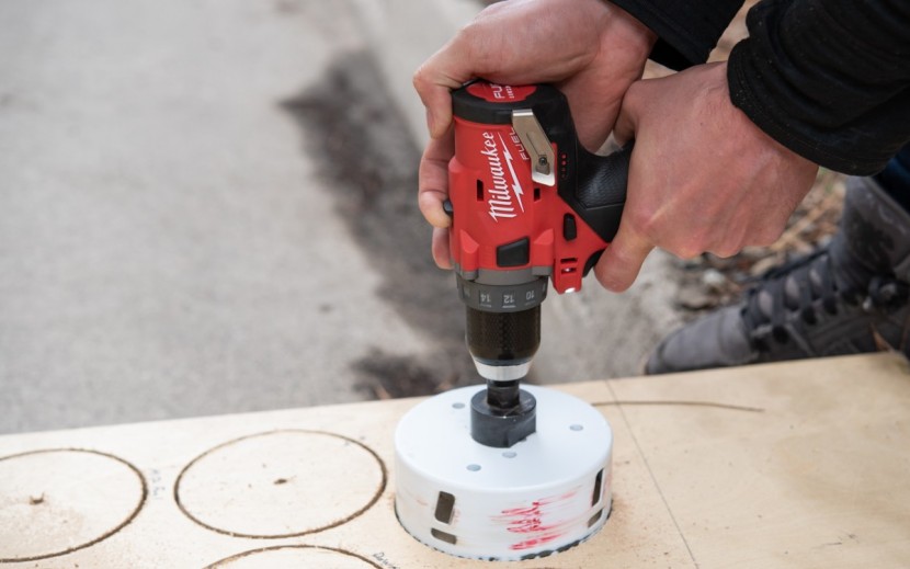 milwaukee m12 fuel 1/2&quot; drill driver 2503 - the m12 fuel can handle tough jobs like a 5&quot; hole saw through a...