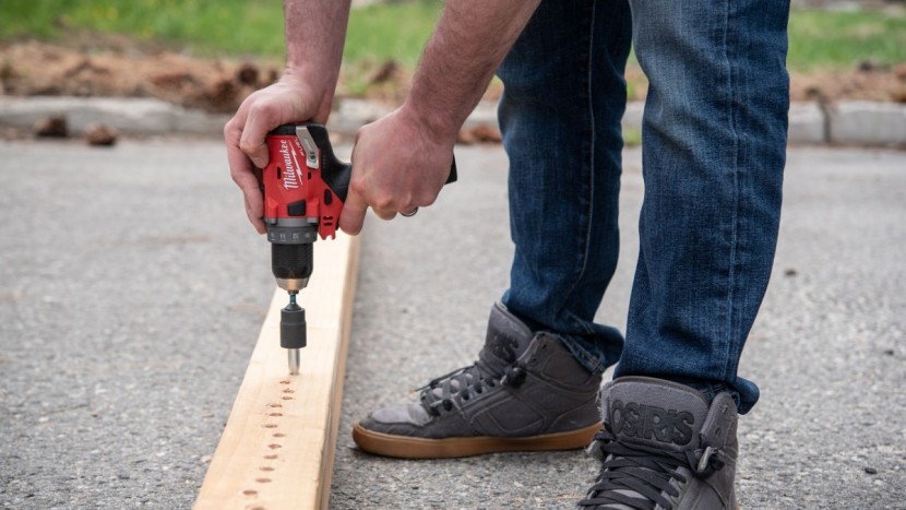 milwaukee m12 fuel 1/2&quot; drill driver 2503 - this model was eventually able to drive the lag screw all the way in.