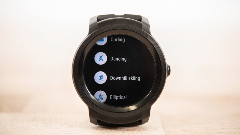 ticwatch e2 - there are a bunch of preloaded workout tracking profiles to choose...