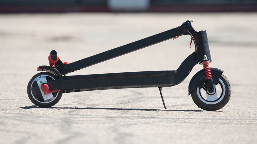 t i anrun 8&quot; electric scooter - the tianrun&#039;s folded configuration.