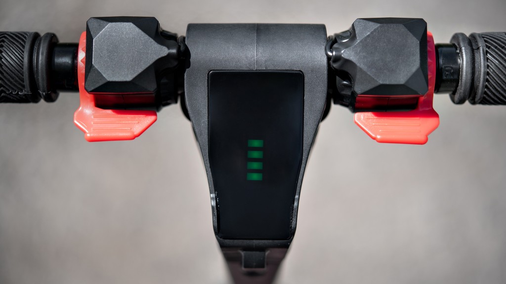 xprit kick scooter (6.5&quot; wheels) - the xprit has a battery charge meter in the center of the cockpit.