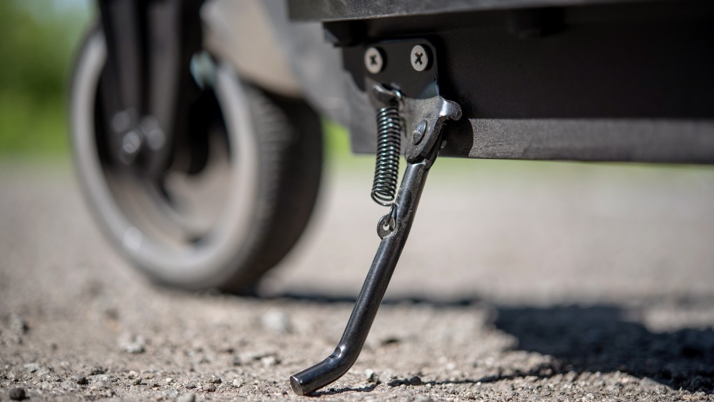 electric scooter - bells and whistles. kickstands are nice.