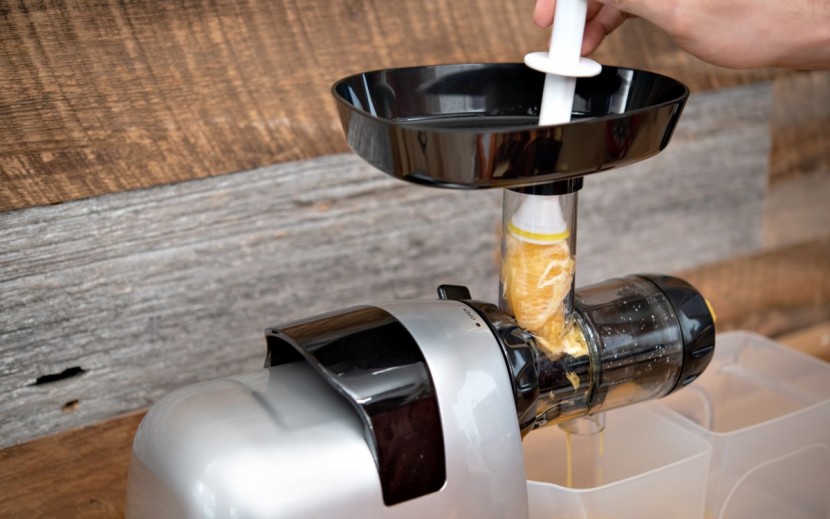 omega nutrition center - this juicer yielded well above the average amount of orange juice.