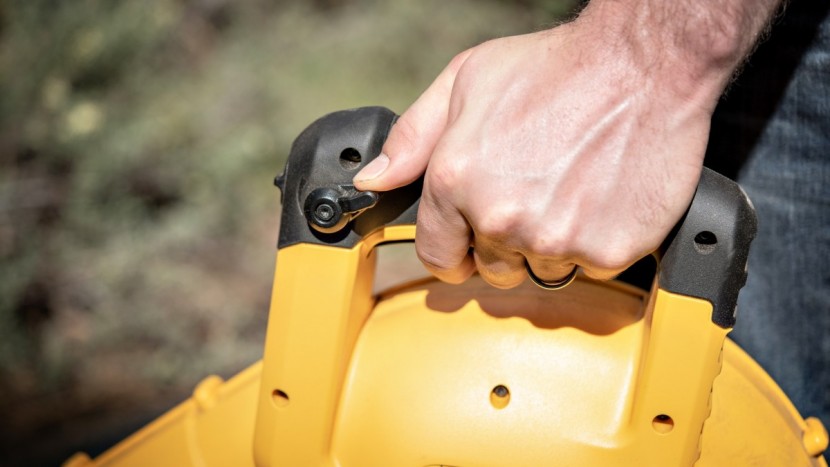 dewalt dcbl790m1 - the cruise control lever on this model was easy to press no matter...
