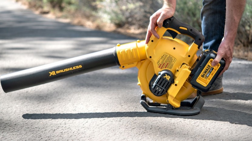 dewalt dcbl790m1 - the battery compartment is at a nice angle, making it easy to...