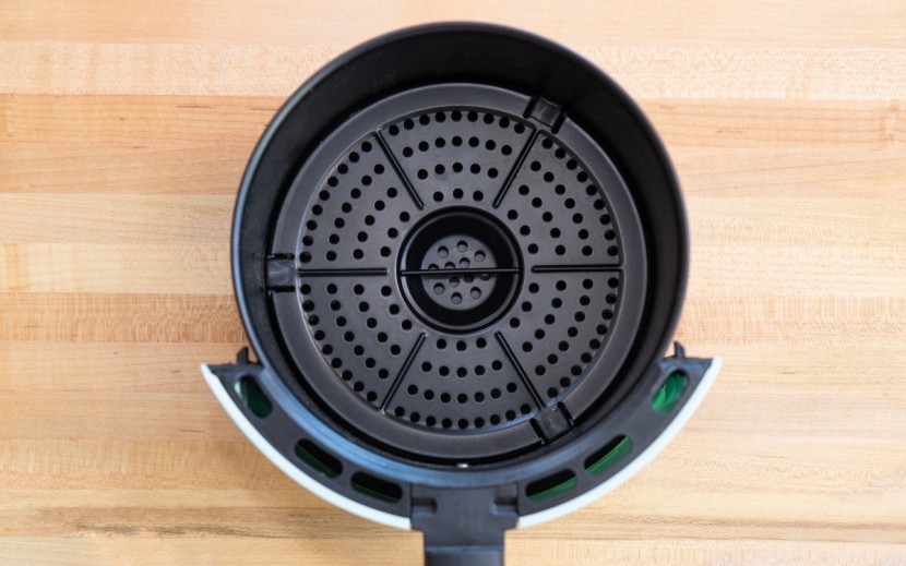 dash compact - the nonstick coating of the fry basket works quite well. however...