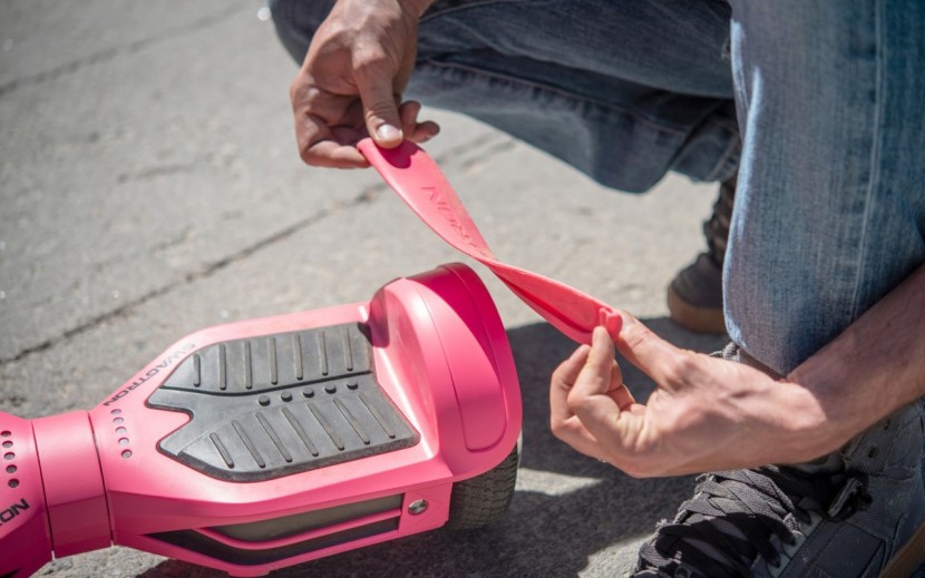 swagtron t380 - this rubber bumper did its job when the inevitable crash happened...