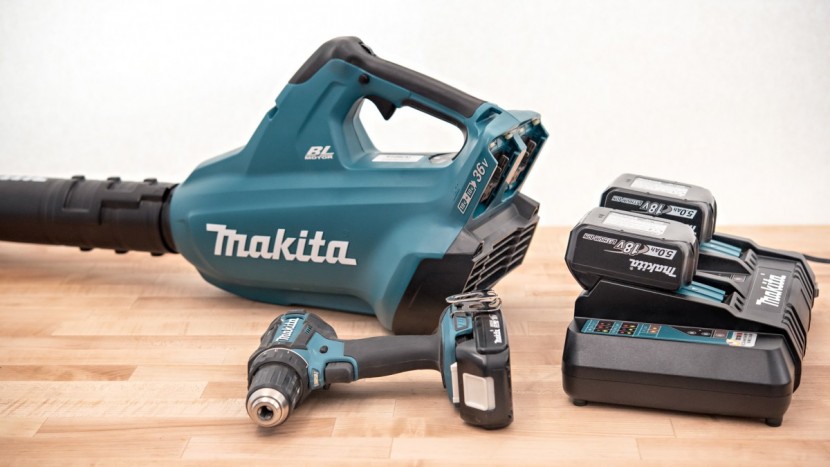 leaf blower - this model shares batteries with their handheld power tools.