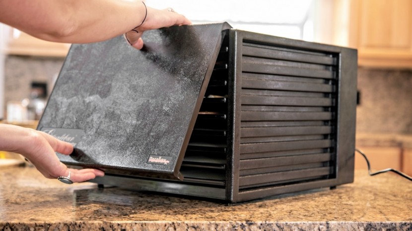 excalibur 3926tb - the lack of a transparent door means an extra step when checking the...