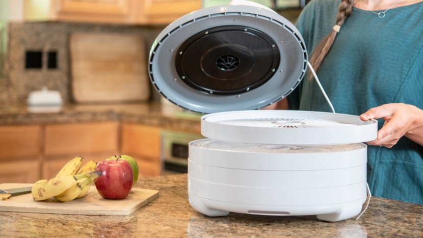 nesco snackmaster pro - checking the progress of drying food in the machine is a bit of a...