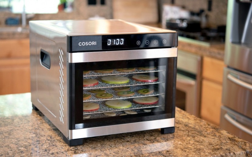 cosori food dehydrator machine - sleek and chic. this machine is a worthy countertop appliance.