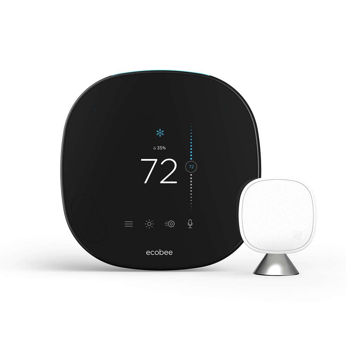 Ecobee SmartThermostat with Voice Control Review (The Ecobee Smart Thermostat with Voice Control.)