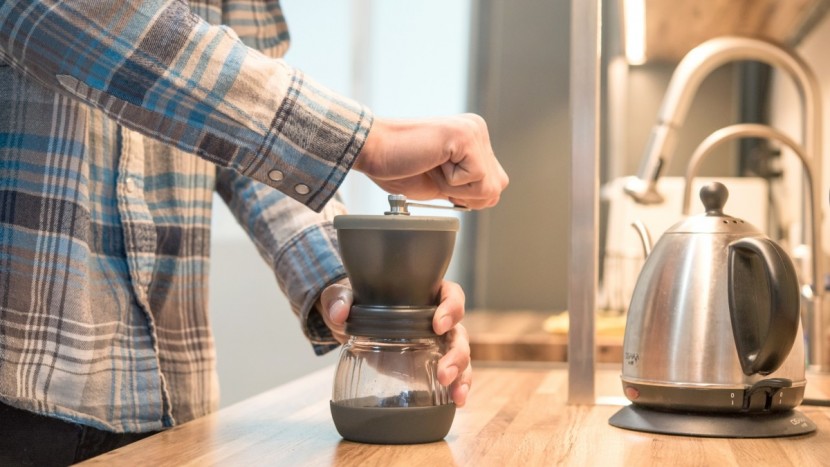 hario skerton ceramic coffee mill - the hario skerton is great for pour over brewing.