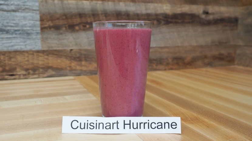 a berry good smoothie made by the hurricane.