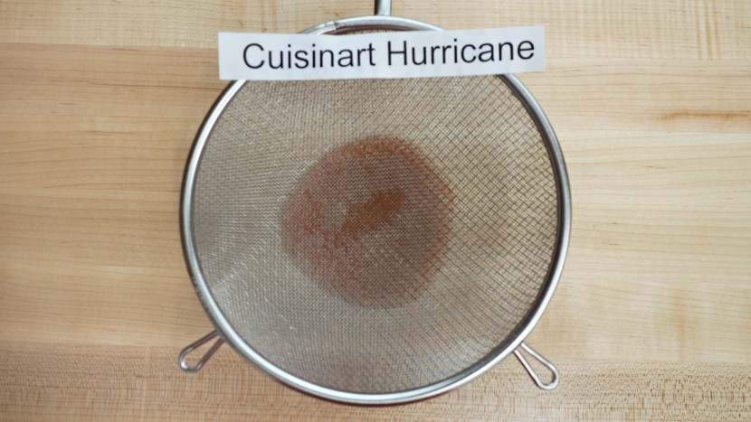 all of the tomato soup passed effortlessly through the sieve.