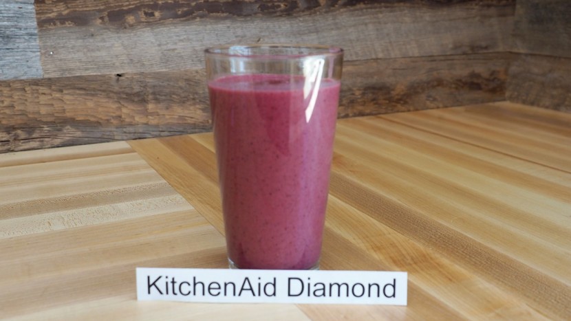 kitchenaid diamond 5-speed - the diamond made a slightly above average berry smoothie.