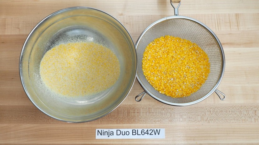 nutri ninja duo blender - the ninja duo did very poorly at grinding corn meal, even leaving...