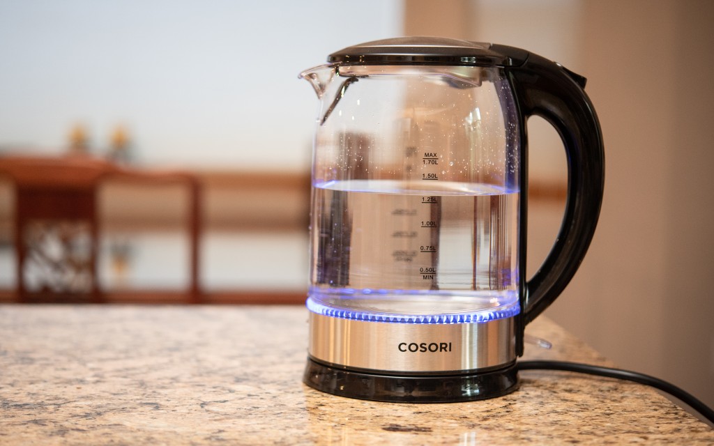 Cosori Electric Glass Kettle Review ~ Hot Water Kettle Unboxing ~ Amy  Learns to Cook 