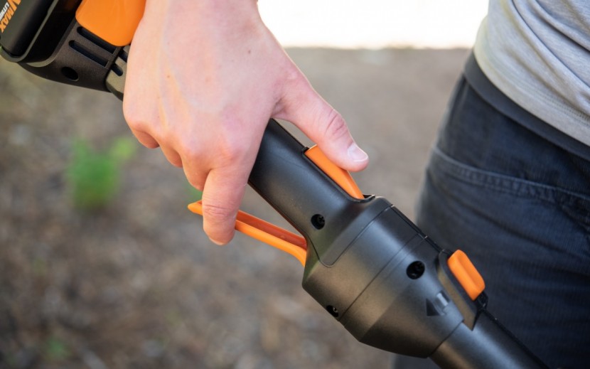 worx wg191 56v 13-inch - the single-speed setting of the worx is fine for most tasks but we...