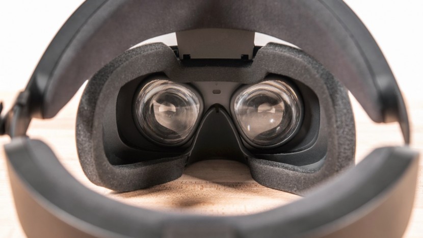 oculus rift s - there is enough room for most types of glasses frames in the rift s.