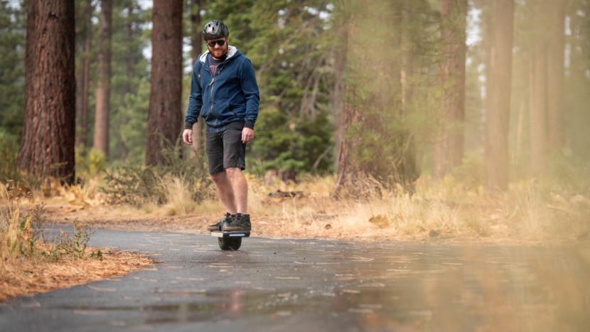 hoverboard - the pint gave us no problems cruising over rough roads, debris, and...