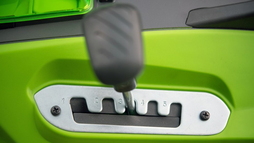 lawn mower - adjusting the deck height on the greenworks models is truly a...