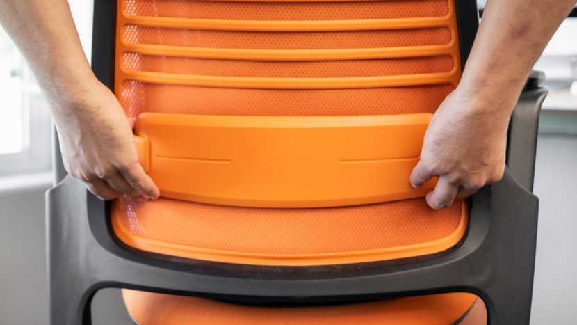 steelcase series 1 - the adjustable lumbar support on this chair can be a bit finicky to...