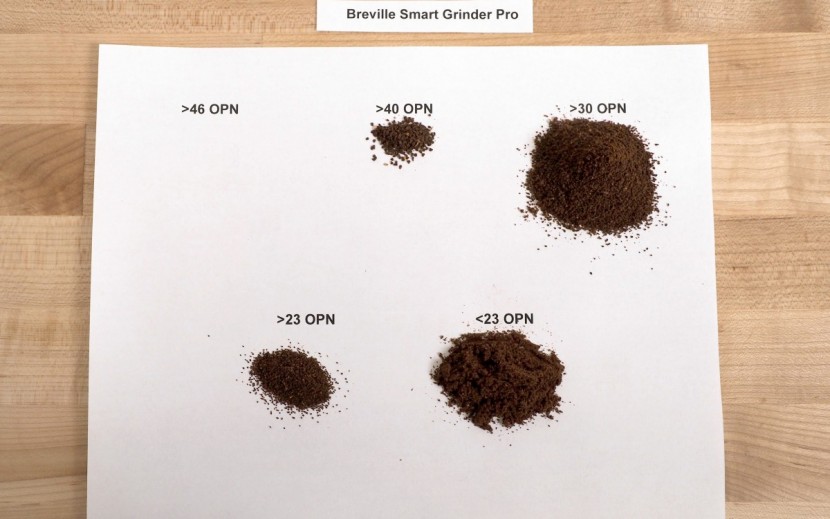 breville the smart grinder pro - the smart pro produces an impressively consistent pourover grind.