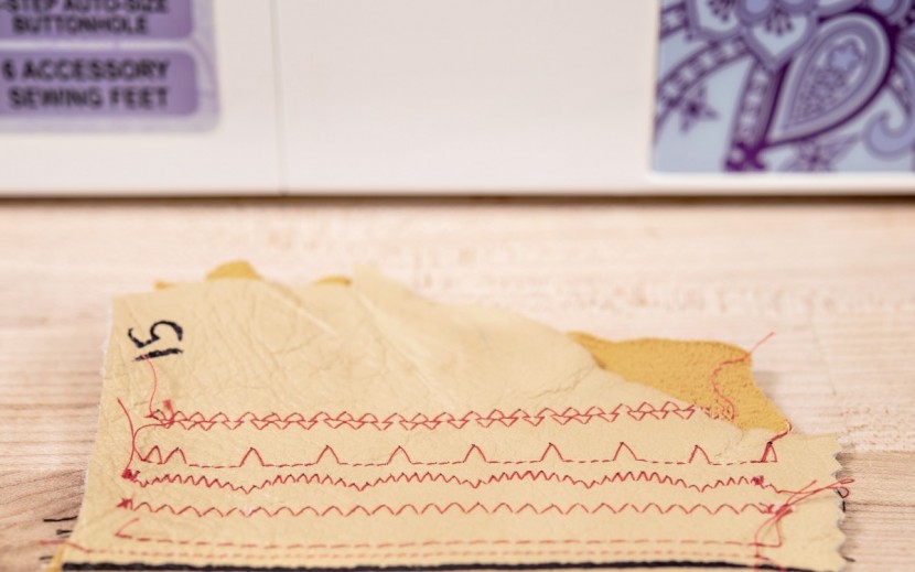 brother xm2701 - zigzag and scallop stitches also proved to be difficult for this...