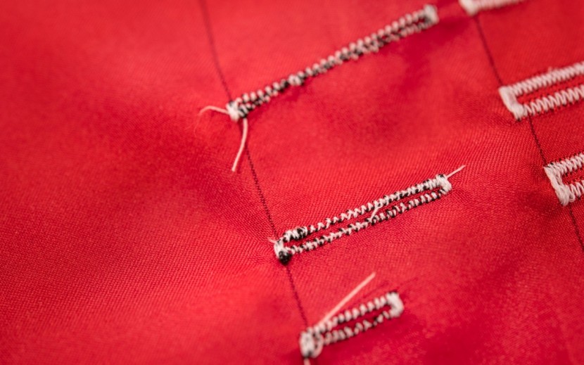 brother xm2701 - the bar tacks for the buttonholes seemed fine but the side stitching...