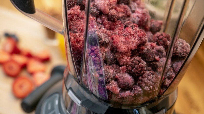 blender - the nutribullet made short work of some frozen berries.