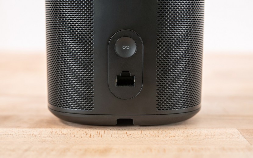 sonos one sl - you can hardwire an ethernet connection if your wifi tends to be...