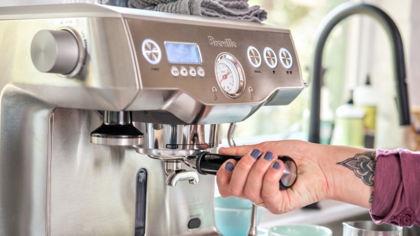 breville the dual boiler - the manual brewing process of the dual boiler feels a bit easier and...