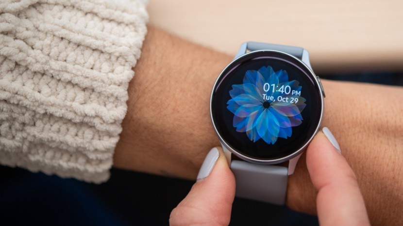 samsung galaxy watch active2 - this smartwatch has a capacitive touch bezel, as well as a touch...