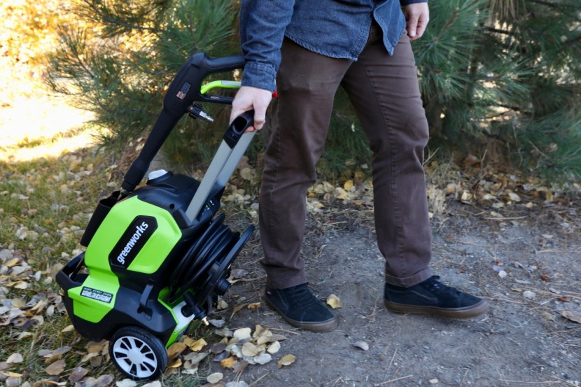 greenworks gpw2005 - even though it has relatively large wheels, we found it to be quite...