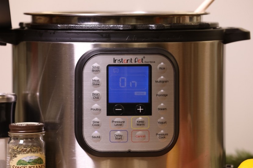 instant pot duo nova - the large display and multitude of buttons makes navigating the duo...