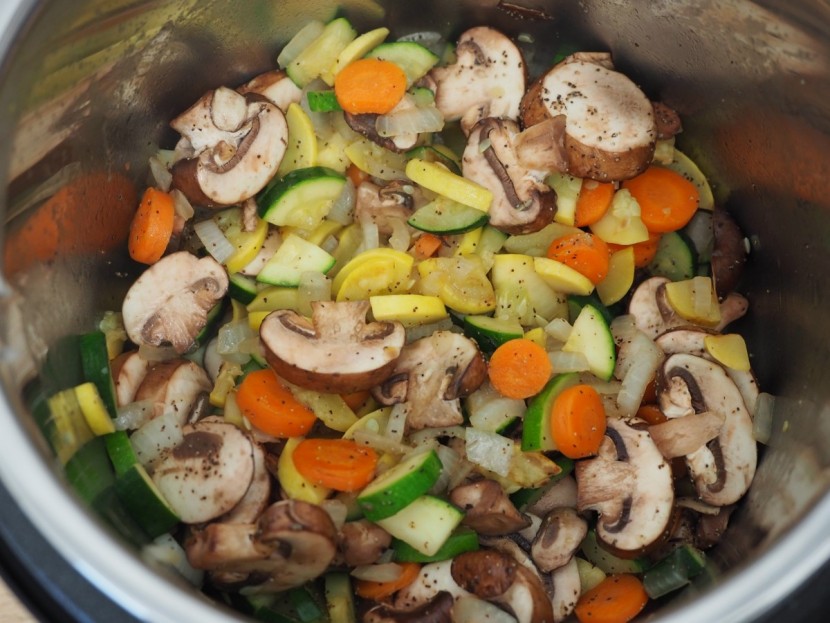 instant pot duo nova - the duo nova was able to easily saute a variety of veggies in our...