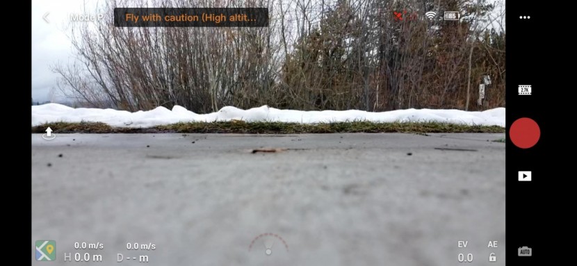 dji mavic mini - the streamlined app doesn&#039;t overwhelm with lots of icons and buttons...