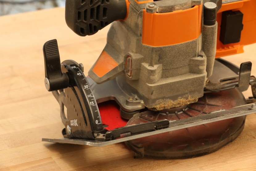 cordless circular saw - the ridgid&#039;s bevel design is among the best we&#039;ve seen. clearly...