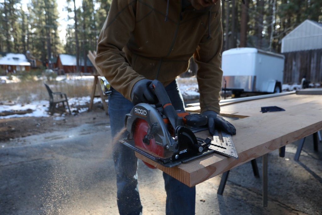 Ridgid battery discount powered skill saw