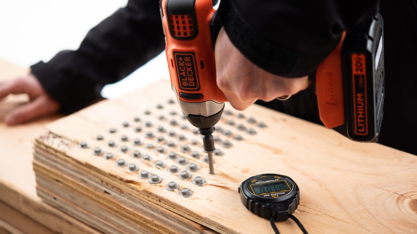 black+decker 20v max impact driver bdci20c - the black+decker isn&#039;t very fast, but it gets the job done.