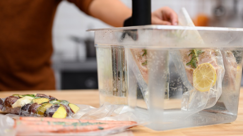 sous vide - if planned properly, you can cook multiple types of food...